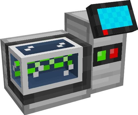 Мод для Майнкрафт ПЕ (Бедрок) добавляет машины для исследования останков и воспроизводства вымерших динозавров