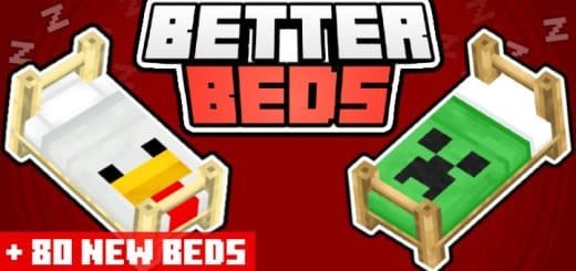 Mod: Functional beds [1.21+] Minecraft PE / Bedrock [xfgiven_vers]