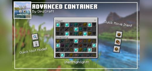 Resourcespak: New Inventory Buttons [1.21+] Minecraft PE / Bedrock [xfgiven_vers]