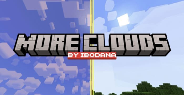 Textures: Many clouds [1.21+] Minecraft PE / Bedrock [xfgiven_vers]