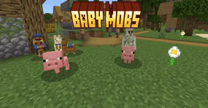 Textures: All mobs are children Minecraft PE / Bedrock 