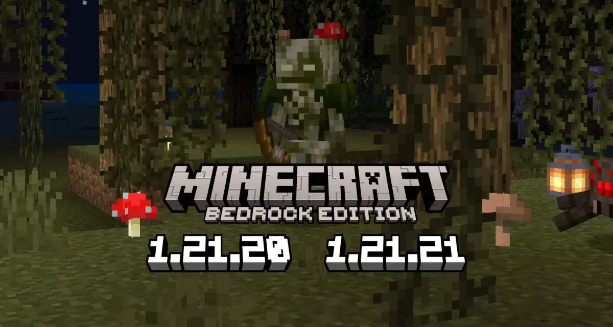 Minecraft Bedrock Edition 1.21.20 и 1.21.21 Minecraft PE / Bedrock [xfgiven_vers]