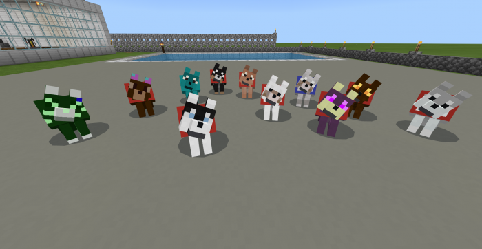 Mod: New Dogs [1.21+] Minecraft PE / Bedrock [xfgiven_vers]