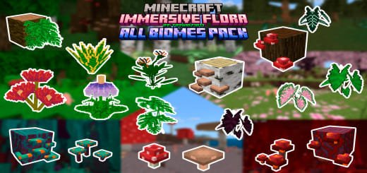 Mod: Improved Flora [1.21+] Minecraft PE / Bedrock [xfgiven_vers]