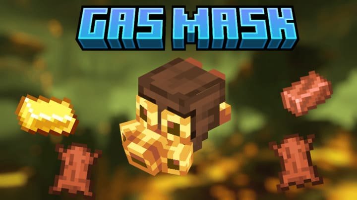 Mod: Gas mask [1.21+] Minecraft PE / Bedrock [xfgiven_vers]