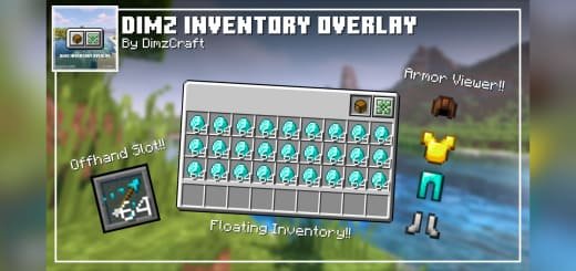 Resourcespak: Floating Inventoryь [1.21+] Minecraft PE / Bedrock [xfgiven_vers]