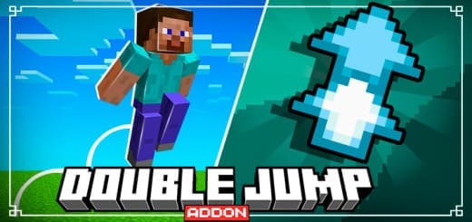 Mod: Double Jump [1.21+] Minecraft PE / Bedrock [xfgiven_vers]