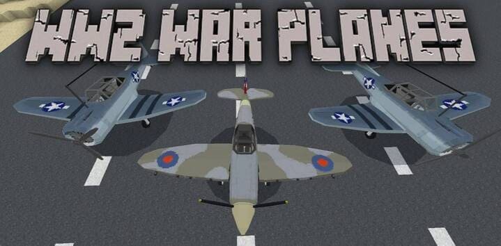 Mod: Warplanes [1.21+] Minecraft PE / Bedrock [xfgiven_vers]