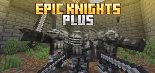 Mod: Knight's armor [1.21+] Minecraft PE / Bedrock [xfgiven_vers]