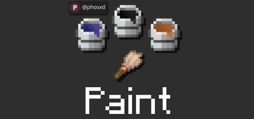 Mod: Paint for blocks [1.21+] Minecraft PE / Bedrock [xfgiven_vers]