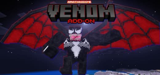 Mod: Superhero Venom [1.21+] Minecraft PE / Bedrock [xfgiven_vers]