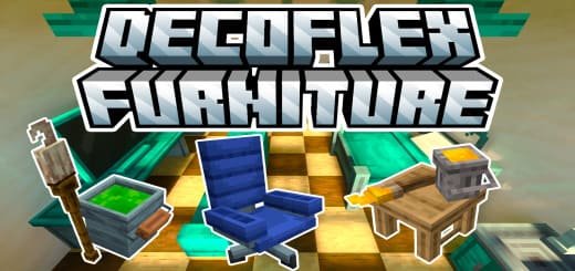 Mod: Deco Furniture[1.21+] Minecraft PE / Bedrock [xfgiven_vers]