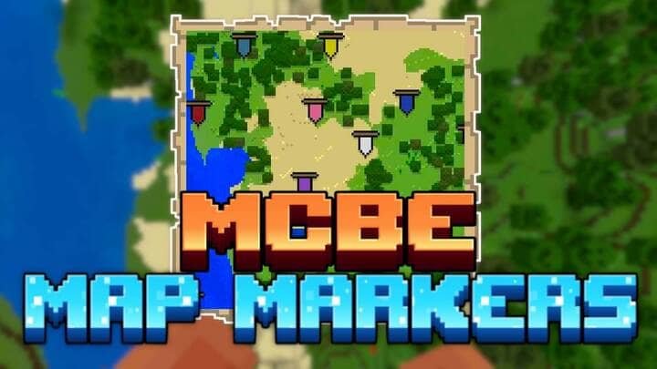 Mod: Put a mark on the map [1.21+] Minecraft PE / Bedrock [xfgiven_vers]