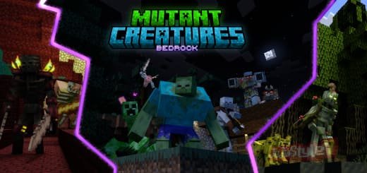 Mod: Mutant Mobs [1.21+] Minecraft PE / Bedrock [xfgiven_vers]