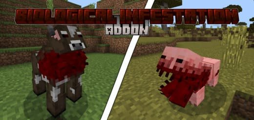 Mod: Infection [1.21+] Minecraft PE / Bedrock [xfgiven_vers]