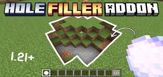 Addon: Fill in the holes [1.21+] Minecraft PE / Bedrock [xfgiven_vers]