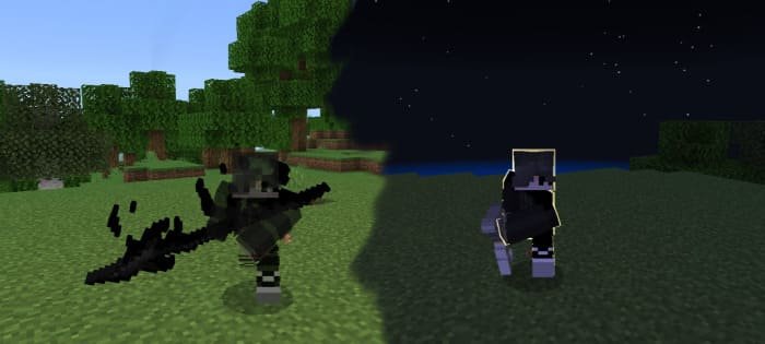 Выбор класса при игре с модом РПГ способности для Майнкрафт ПЕ (Бедрок)