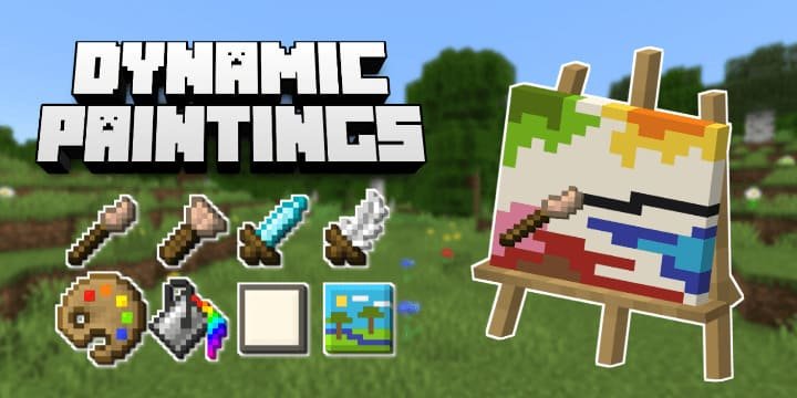 Mod: Draw a picture [1.21+] Minecraft PE / Bedrock [xfgiven_vers]