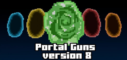 Mod: Portal Gun [1.21+] Minecraft PE / Bedrock [xfgiven_vers]