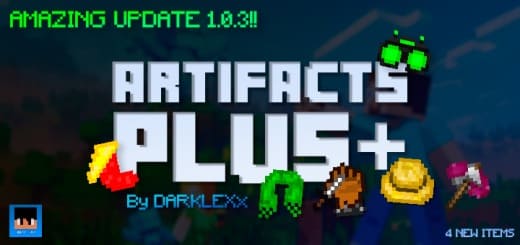 Mod: Artifacts [1.21+] Minecraft PE / Bedrock [xfgiven_vers]