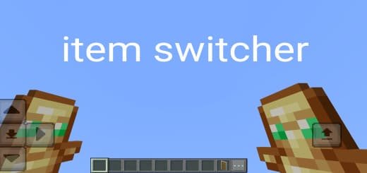 Mod: Left hand switch [1.21+] Minecraft PE / Bedrock [xfgiven_vers]