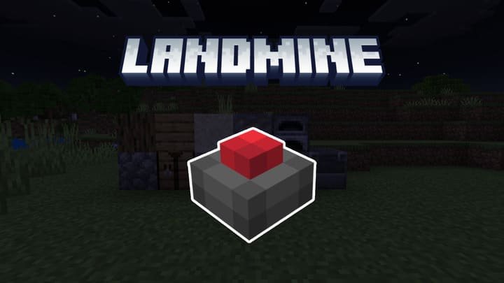 Mod: Lay a mine [1.21+] Minecraft PE / Bedrock [xfgiven_vers]