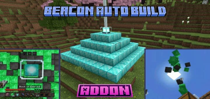 Addon: Automatic Beacon [1.21+] Minecraft PE / Bedrock [xfgiven_vers]