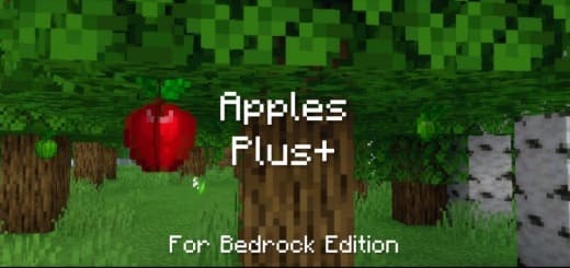 Mod: Apples on trees [1.21+] Minecraft PE / Bedrock [xfgiven_vers]