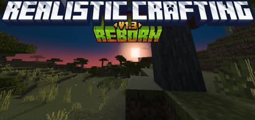 Mod: Realistic Craft [1.21+] Minecraft PE / Bedrock [xfgiven_vers]