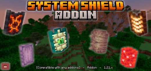 Mod: Magic Shields [1.21+] Minecraft PE / Bedrock [xfgiven_vers]