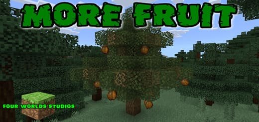 Mod: Fruit on trees [1.21+] Minecraft PE / Bedrock [xfgiven_vers]