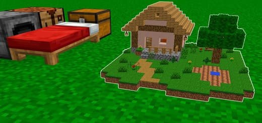 Mod: Building on a single block [1.21+] Minecraft PE / Bedrock [xfgiven_vers]