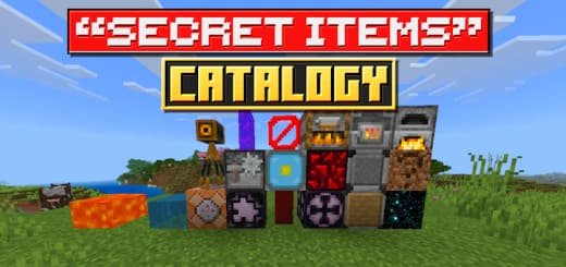 Addon: Secret Items [1.21+] Minecraft PE / Bedrock [xfgiven_vers]