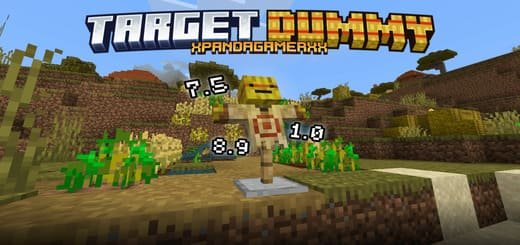 Mod: Target of damage [1.21+] Minecraft PE / Bedrock [xfgiven_vers]