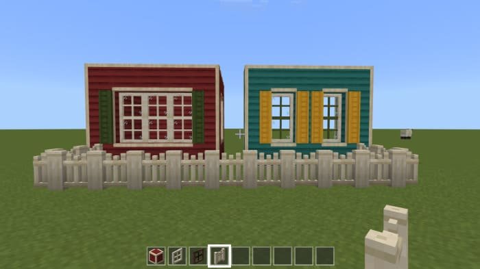 Декоративные блоки из мода Gooblideco для Майнкрафт ПЕ (Бедрок)