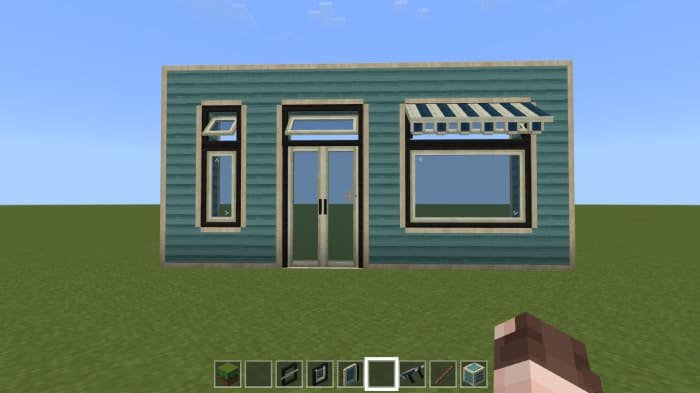 Двери из мода Gooblideco для Майнкрафт ПЕ (Бедрок)