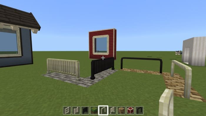 Ограждения из мода на Майнкрафт ПЕ (Бедрок)