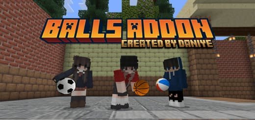 Mod: Ball [1.21+] Minecraft PE / Bedrock [xfgiven_vers]