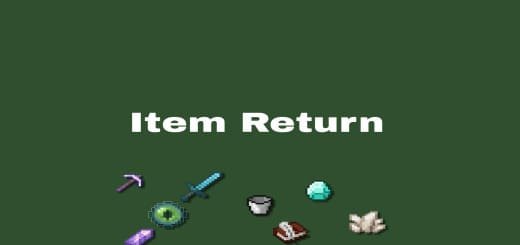 Addon: Return of Items [1.21+] Minecraft PE / Bedrock [xfgiven_vers]