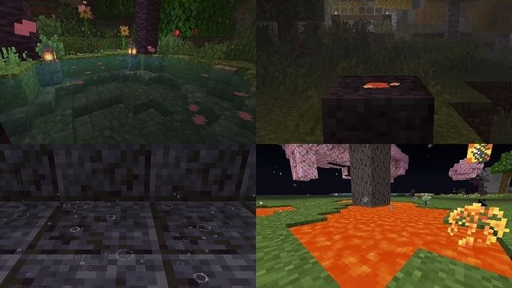 Новые эффекты дождя в La Nature для Minecraft PE (Bedrock)