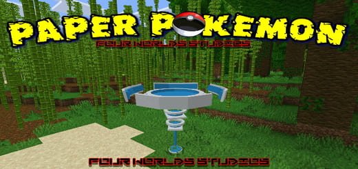 Mod: Paper Pokémon [1.21+] Minecraft PE / Bedrock [xfgiven_vers]