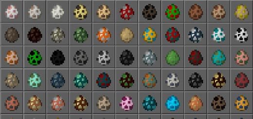 Textures: Old draft eggs [1.21+] Minecraft PE / Bedrock [xfgiven_vers]