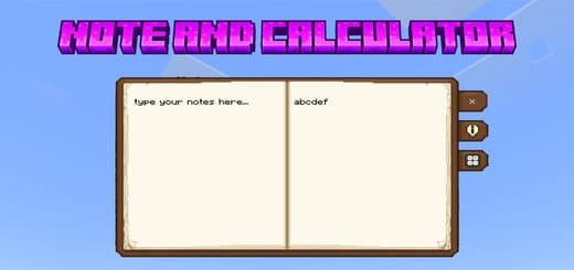 Resourcespac: Calculator [1.21+] Minecraft PE / Bedrock [xfgiven_vers]