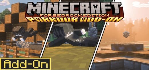 Mod: Parkour [1.21+] Minecraft PE / Bedrock [xfgiven_vers]