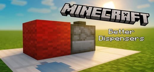 Addon: Improved dispenser [1.21+] Minecraft PE / Bedrock [xfgiven_vers]