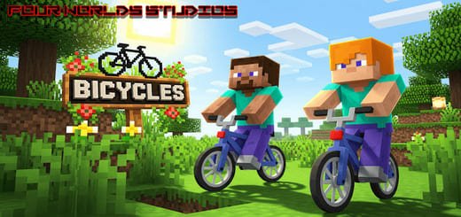 Mod: Bicycles [1.21+] Minecraft PE / Bedrock [xfgiven_vers]