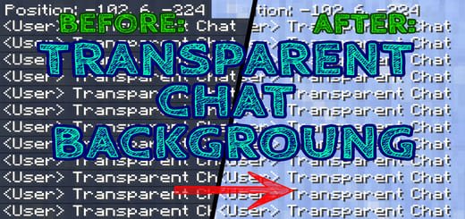 Textures: Transparent Chat [1.21+] Minecraft PE / Bedrock [xfgiven_vers]