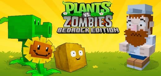 Map: Plants vs. Zombies [1.21+] Minecraft PE / Bedrock [xfgiven_vers]