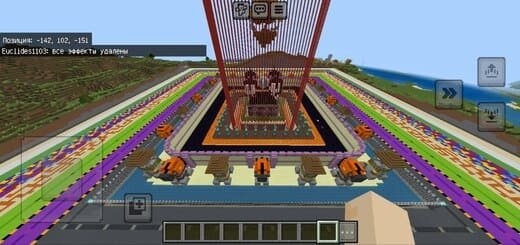 Map: A house with strong defenses [1.21+] Minecraft PE / Bedrock [xfgiven_vers]
