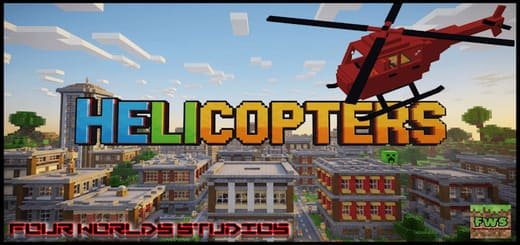 Mod: Civilian helicopters [1.21+] Minecraft PE / Bedrock [xfgiven_vers]